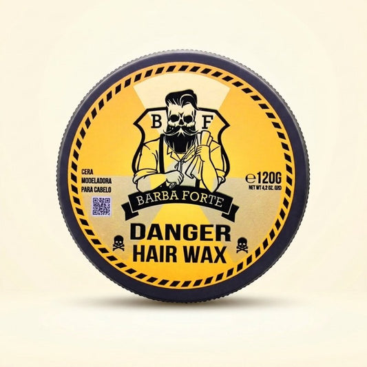 Cera Fixação Forte Efeito Brilho · Danger Barba Forte