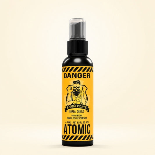 Tônico Atomic Barba que Cresce · Danger Barba Forte