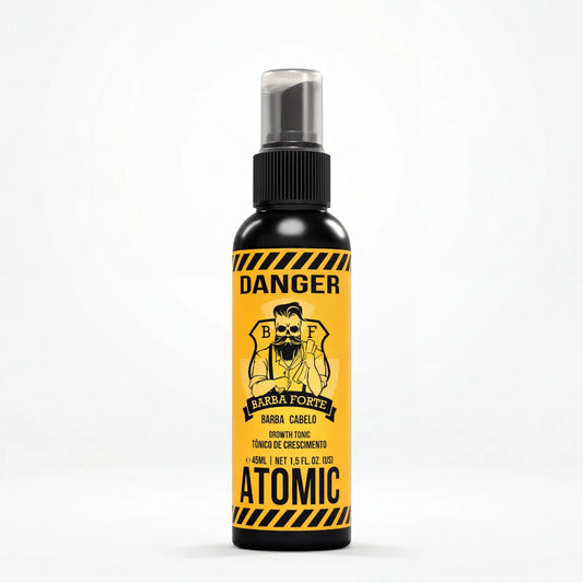 Tônico Atomic Barba que Cresce · Danger Barba Forte