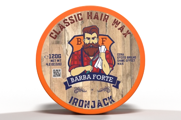 Cera Fixação Forte Efeito Brilho 120g · IronJack Barba Forte