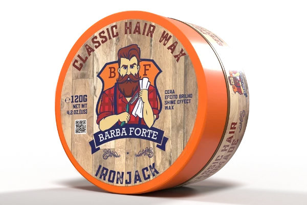 Cera Fixação Forte Efeito Brilho 120g · IronJack Barba Forte
