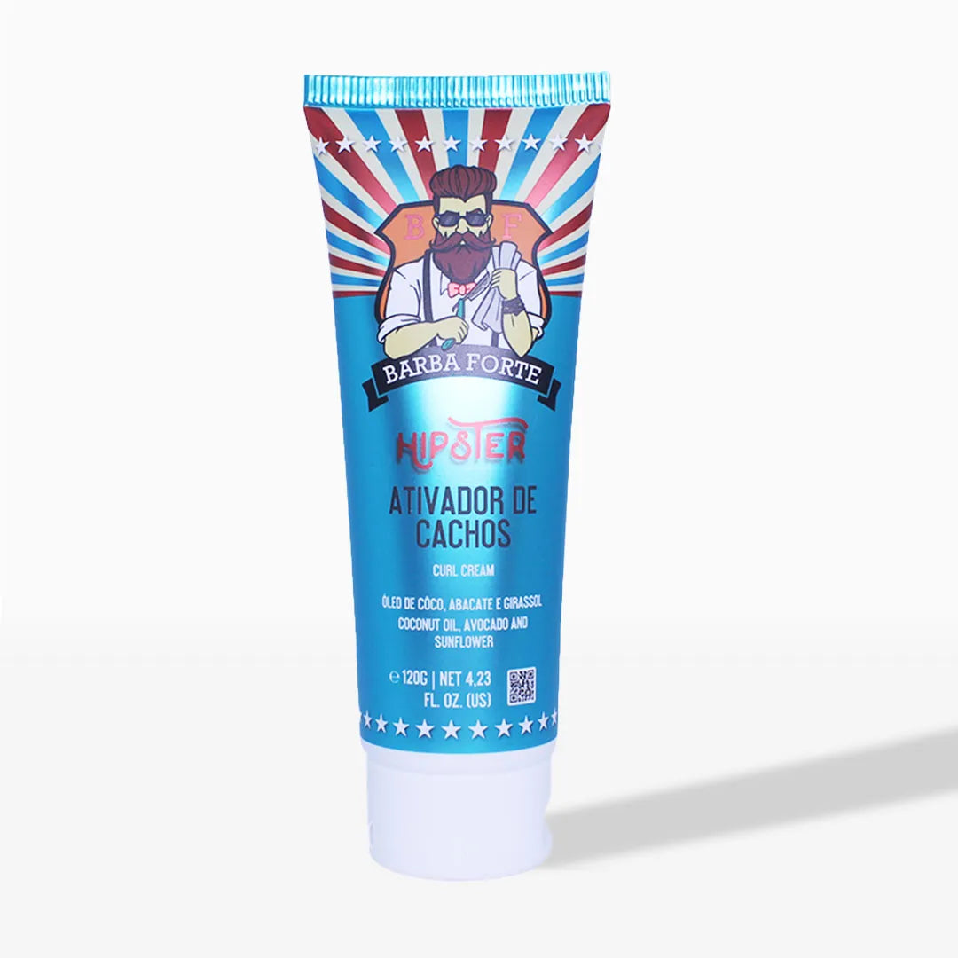 Ativador Cachos Definidos · Hipster Barba Forte