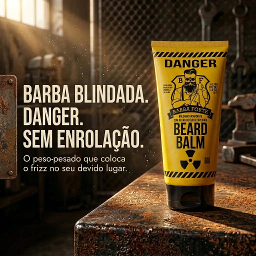 Balm Hidratante Barba Macia 3 Meses · Danger Barba Forte