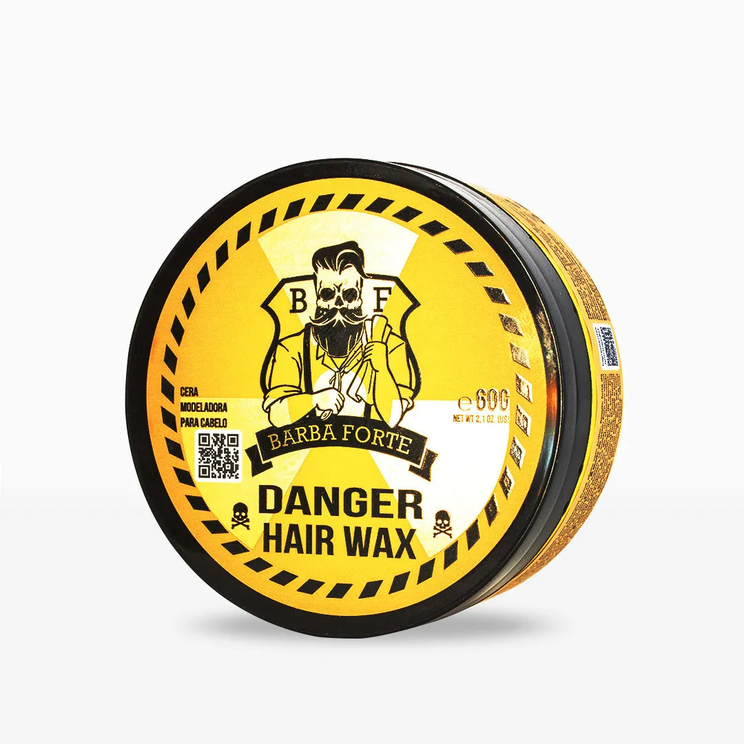 Cera Fixação Forte Efeito Brilho · Danger Barba Forte