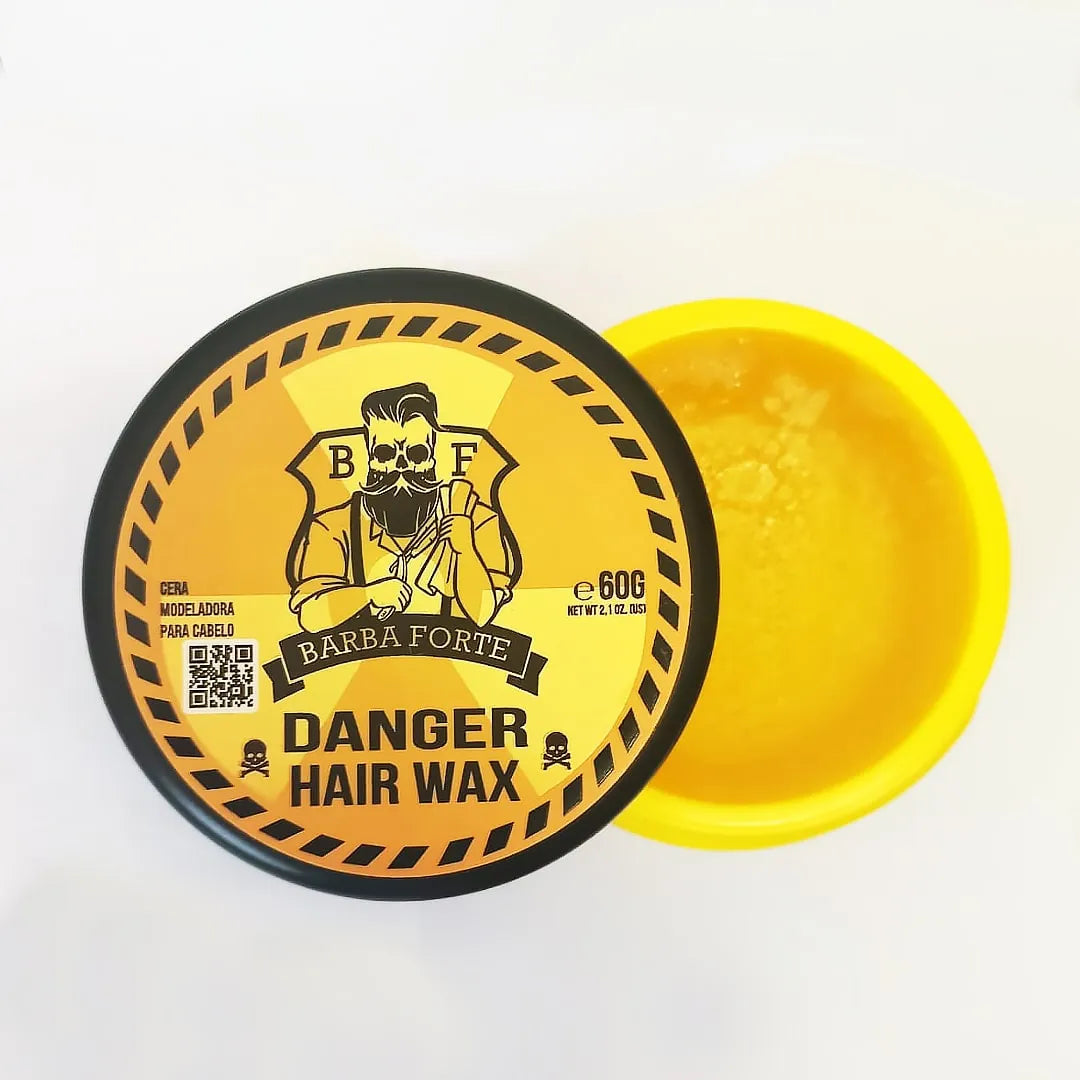 Cera Fixação Forte Efeito Brilho · Danger Barba Forte