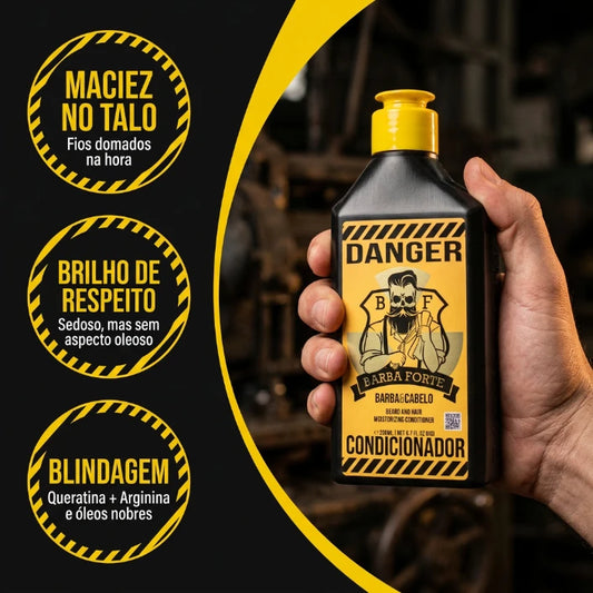 Condicionador Bomba Barba Macia · Danger Barba Forte