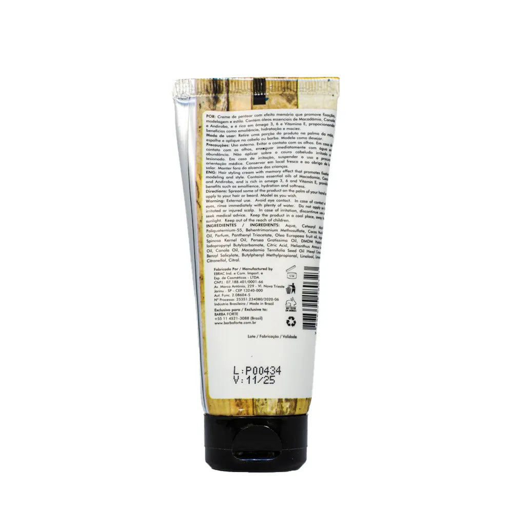 Creme Efeito Memória Penteado que Volta · IronJack Barba Forte