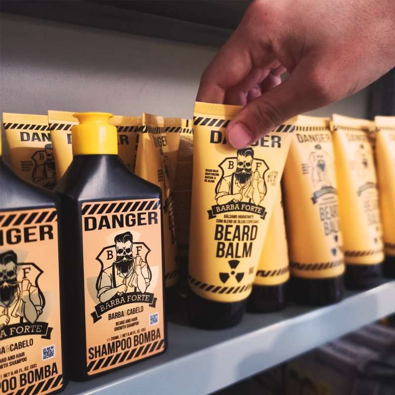 Balm Hidratante Barba Macia 1 Mês · Danger Barba Forte