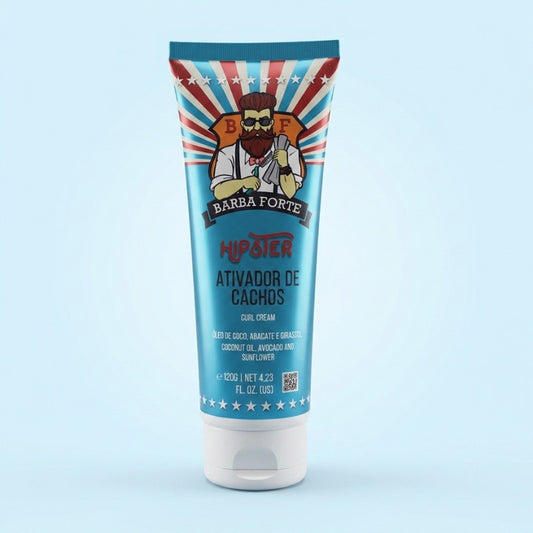 Ativador Cachos Definidos · Hipster Barba Forte