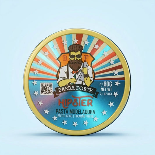 Pasta Matte Estilo Sem Brilho · Hipster Barba Forte
