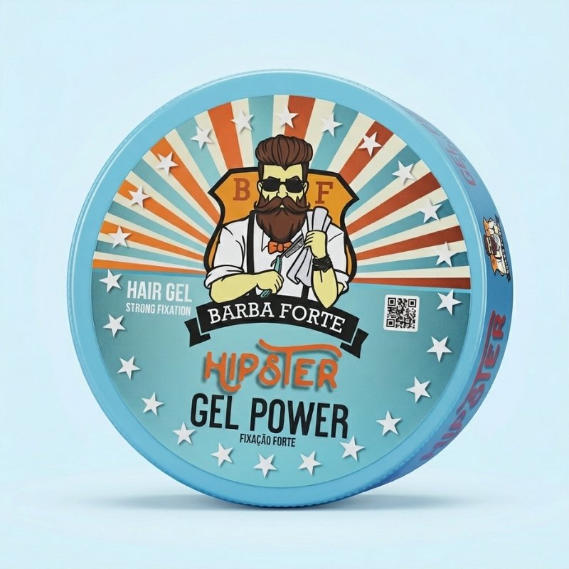 Gel Power Efeito Molhado · Hipster Barba Forte