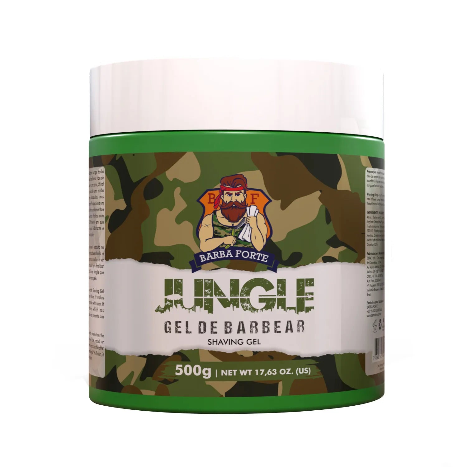Gel Barbear Precisão na Navalha · Jungle Barba Forte