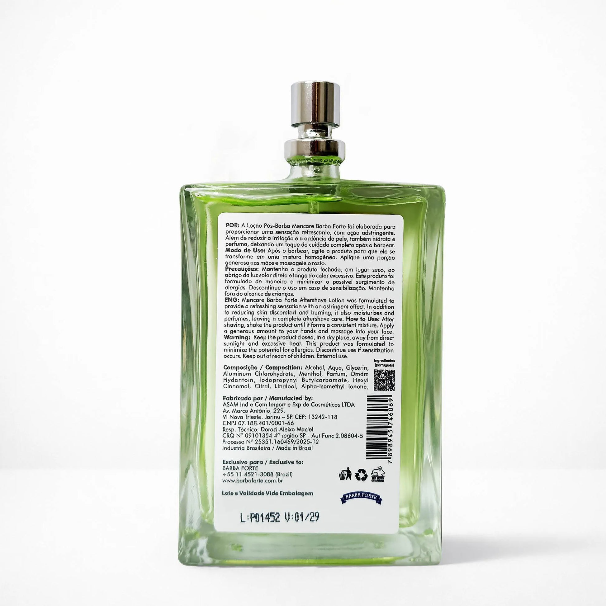 Loção Pós-Barba Pele Sem Ardência · Men Care Barba Forte