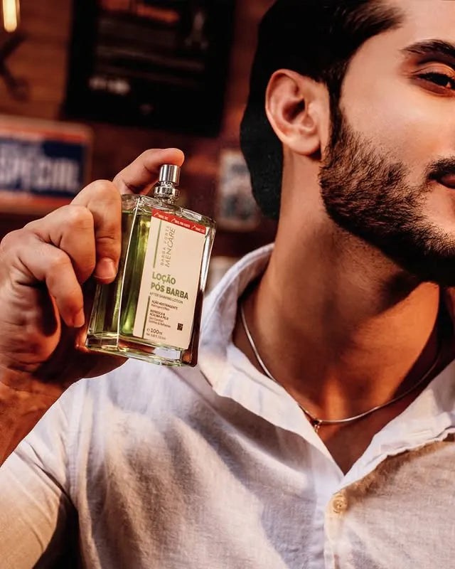 Loção Pós-Barba Pele Sem Ardência · Men Care Barba Forte