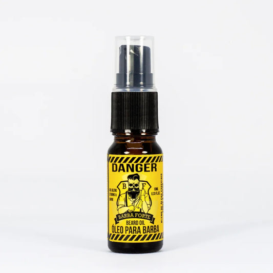 Óleo Barba Alinhada e Macia · Danger Barba Forte