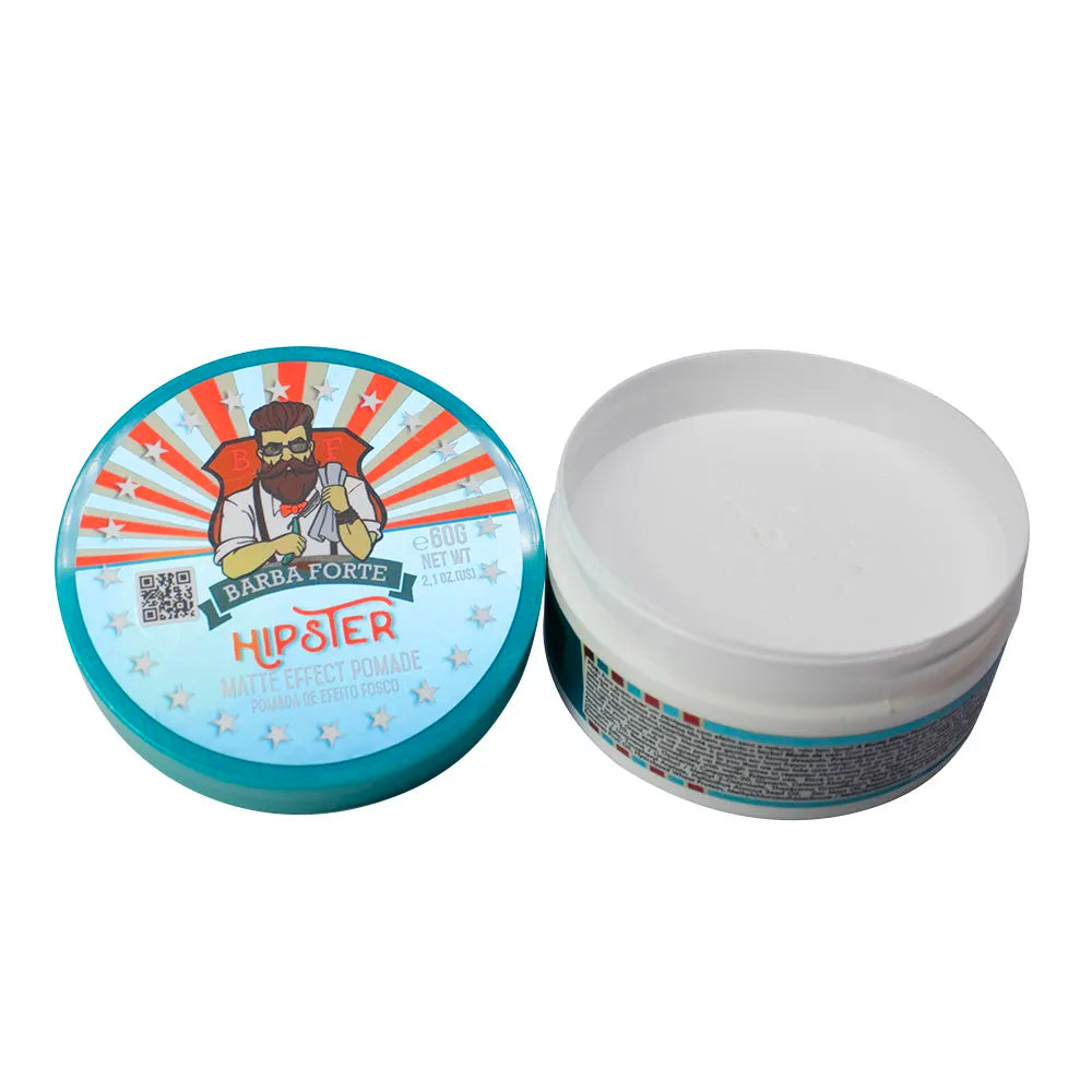 Pomada Matte Alta Fixação · Hipster Barba Forte