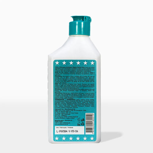 Shampoo Anti-Caspa Couro Limpo · Hipster Barba Forte