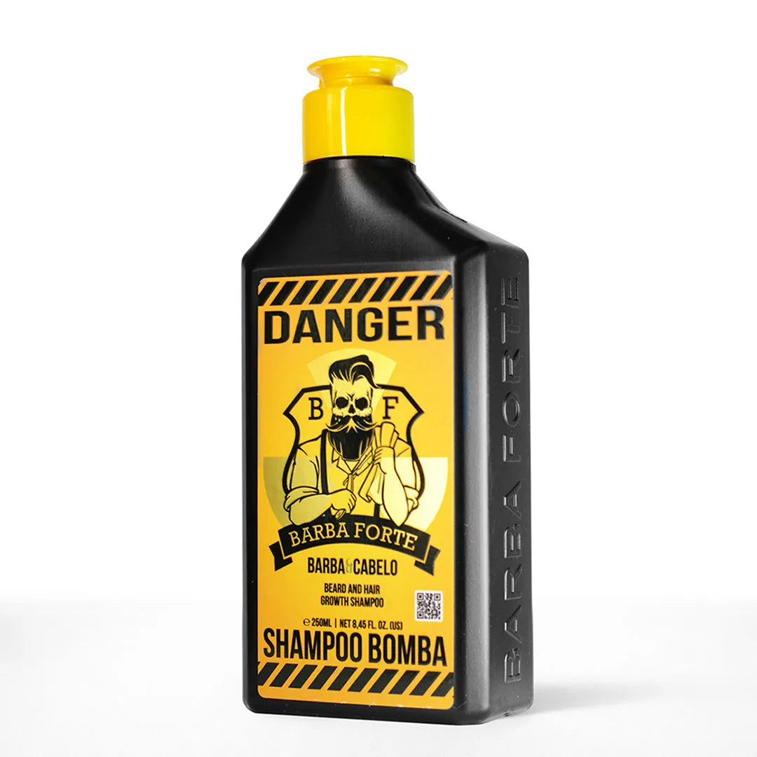 Shampoo Bomba Barba e Cabelo Fortes · Danger Barba Forte