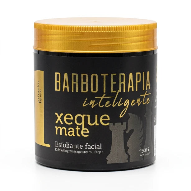 Esfoliante Facial Barboterapia Inteligente Xeque Mate Barba Forte - Passo 1 - 500g