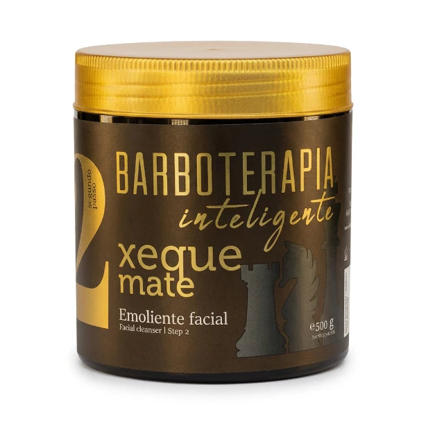 Creme Emoliente Barboterapia Inteligente Xeque Mate Barba Forte - Passo 2 - 500g